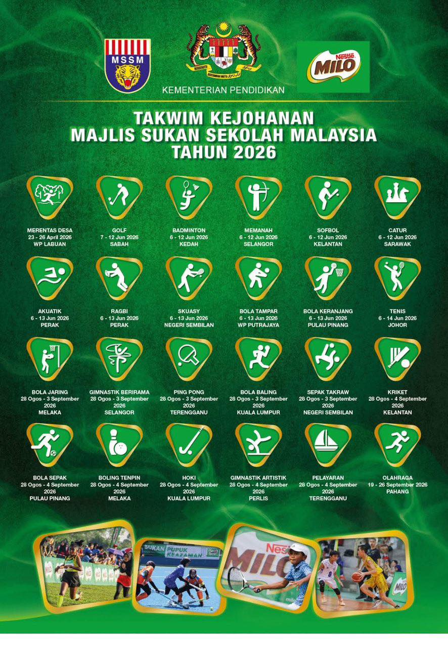 Takwim Bola Jaring MSSM 2026